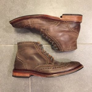 Cole Haan Williams Wingtip Boots in Driftwood